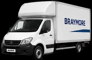 Braymore Luton van with tail lift, up to 6 UK pallets